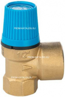 Клапан предохранительный STOUT - 1/2", сброс 3/4" (ВР/ВР, Рн 6 бар, для систем водоснабжения)