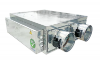Приточно-вытяжная вентиляционная установка Globalvent iСLIMATE-025 W Модель L / R с водяным калорифером