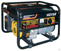 Бензиновый генератор Huter DY4000LX - электростартер 