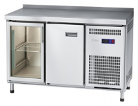Стол холодильный Abat СХС-70-01 (1 дверь-металл, 1 дверь-стекло, борт) 